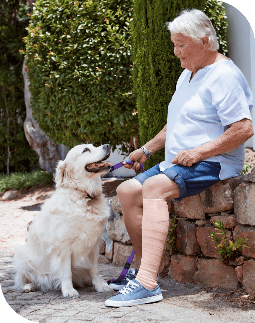 Women with Dog